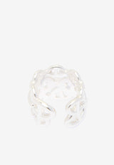 Hermès Chaine d'Ancre Enchainee GM Ring in Silver