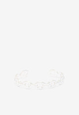 Hermès Chaine d'Ancre Enchainee MM Bracelet in Silver
