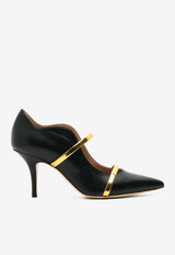 Malone Souliers Maureen 70 Nappa Leather Pumps MAUREEN PUMP 70-24 BLACK/GOLD
