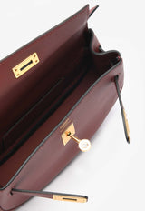 Kelly Moove in Rouge H Swift Leather with Gold Hardware