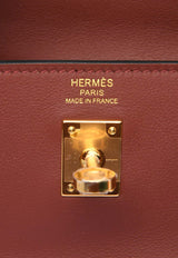 Hermès Kelly Moove in Rouge H Swift Leather with Gold Hardware