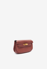 Kelly Moove in Rouge H Swift Leather with Gold Hardware