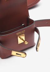 Kelly Moove in Rouge H Swift Leather with Gold Hardware