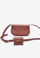 Hermès Kelly Moove in Rouge H Swift Leather with Gold Hardware