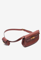 Hermès Kelly Moove in Rouge H Swift Leather with Gold Hardware