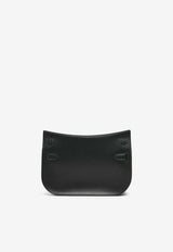 Mini Jypsiere in Black Evergrain Leather with Palladium Hardware