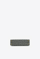 Mini Kelly 20 in Gris Meyer Ostrich Leather with Gold Hardware