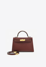 Hermès Kelly 20 Touch in Rouge H Madame and Bourgogne Matte Alligator with Gold Hardware K20TRHMBMAGHW