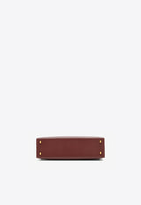 Hermès Kelly 20 Touch in Rouge H Madame and Bourgogne Matte Alligator with Gold Hardware K20TRHMBMAGHW