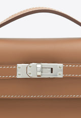 Kelly Pochette in Gold Swift with Palladium Hardware