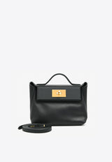 Hermès 24/24 - 21 in Black Volupto Leather with Gold Hardware 24/24-21BVLGHW