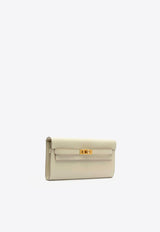 Kelly To Go Wallet in Beton Evercolor Leather in Gold Hardware