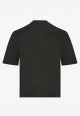 Hermès Short-Sleeved Crewneck T-shirt Kaki
