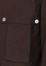 Hermès Zipped Straight Cut Jacket Cacao
