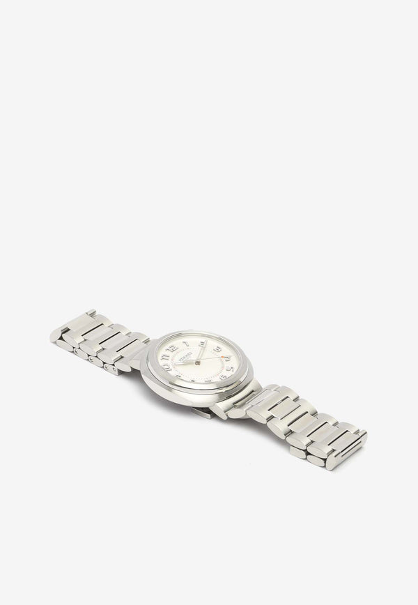 Hermès Large Hermès Cut 36mm Watch in Single Tour Bracelet