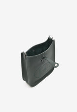 Mini Evelyne 16 Amazone in Vert Fonce Clemence with Palladium Hardware