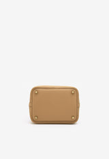 Hermès Picotin Lock 18 in Biscuit Clemence Leather with Gold Hardware