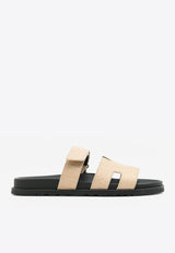 Chypre Sandals in Beton Matte Alligator