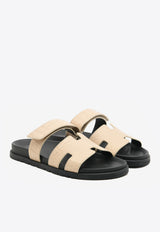 Chypre Sandals in Beton Matte Alligator