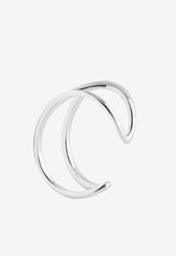 Hermès Chaine d'Ancre Punk GM Cuff Bracelet in Silver