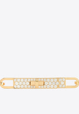 Kelly Chaine Lariat PM Necklace in Yellow Gold and Diamonds