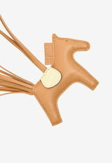 Hermès PM Rodeo Charm Touch in Sesame Milo and Vanille Matte Alligator