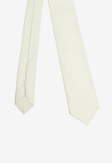 Hermès Faconnee H Tie in Silk