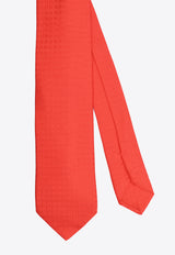 Hermès Faconnee H Silk Tie Red 030189TRED_IH