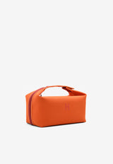 Hermes Orange Fleu Large Bride-a-Brac in Orange Feu Canvas