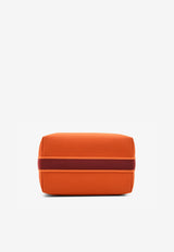 Hermes Orange Fleu Large Bride-a-Brac in Orange Feu Canvas