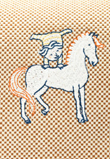 Hermès Large Bride-a-Brac Cabriole Pouch in Biscuit Canvas