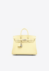 Hermès Birkin 25 in Jaune Milton Swift Leather with Palladium Hardware