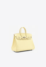 Hermès Birkin 25 in Jaune Milton Swift Leather with Palladium Hardware