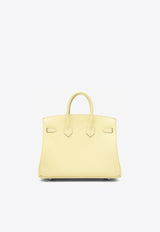 Hermès Birkin 25 in Jaune Milton Swift Leather with Palladium Hardware