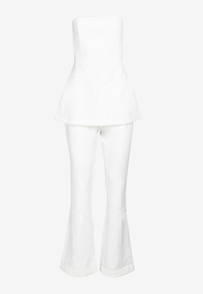 Misha Design Flor Strapless Jumpsuit Ivory MJ23JU104IVORY