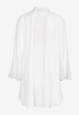 Asymmetric Satin Blouse
