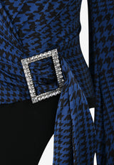 Deep V-neck Monogram Bodysuit