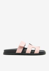 Chypre Sandals in Rose Aquarelle Matte Alligator