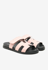 Chypre Sandals in Rose Aquarelle Matte Alligator