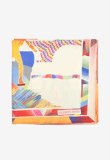 Wow Marble Silk Scarf