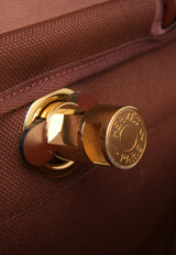 Hermès Herbag Zip Retourne 31 in Rouge H Militaire Canvas and Rouge H Hunter with Gold Hardware