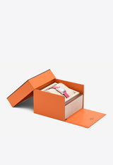 Small Heure H 25mm Watch in Framboise Shiny Alligator Single Tour Strap