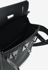 Hac A Dos PM So Black Backpack in Togo with Monochrome Hardware