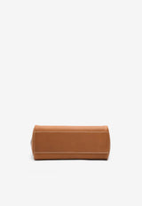 Kelly Messenger PM in Fauve Barenia Leather with Palladium Hardware