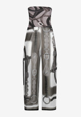 Coaching Remix Beach Bustier Jumpsuit