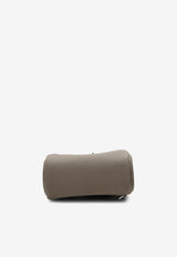 Hac A Dos PM Backpack in Etoupe Togo Leather with Palladium Hardware