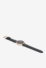 Slim d'Hermes Squelette Lune Graphite Matte Alligator Strap - 39.5 mm