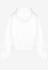 Marc Jacobs Embroidered Logo Hooded Sweatshirt White 2F4RTP032C66-100_TH