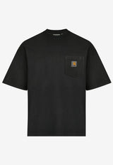 Carhartt Wip Hudson Pocket Faded Logo T-shirt Black I035140.89_TH
