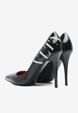 Valentino VLTN 120 Patent Leather Pumps Black QW2S0I67BXL 0NI